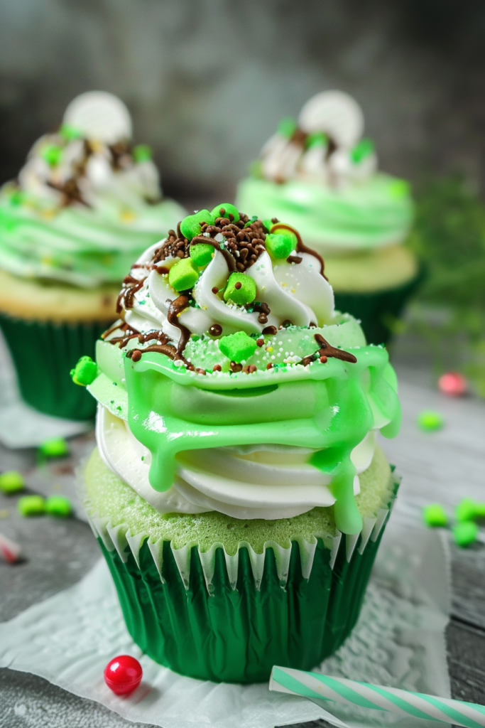 Baking Shamrock Shake Cupcakes