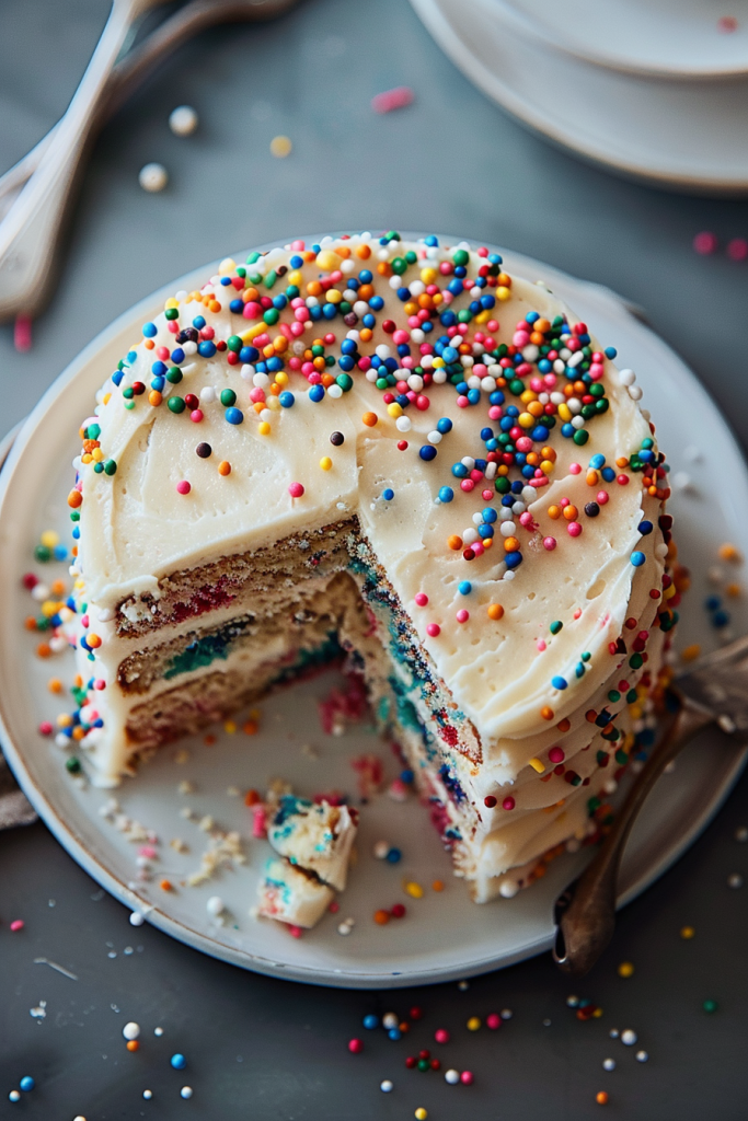 Baking Sprinkles Cake