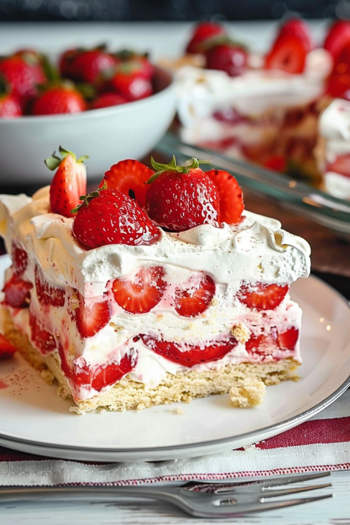 Baking Strawberry Icebox Cake