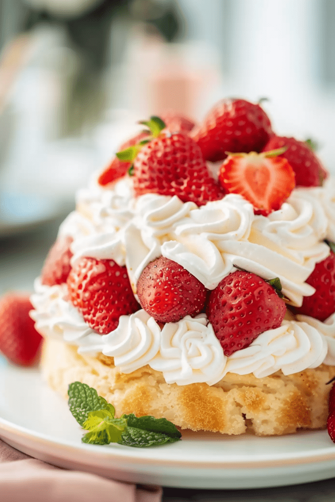 Baking Strawberry Shortcake