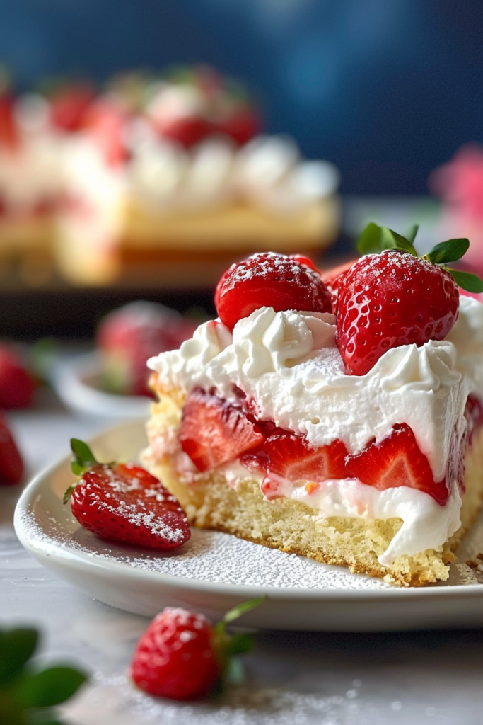 Baking Tres Leches Cake with Strawberries