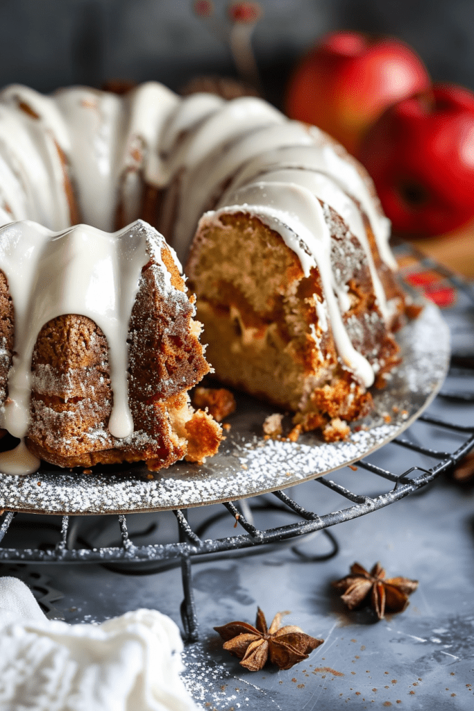 Baking the Apple Bundt Cake