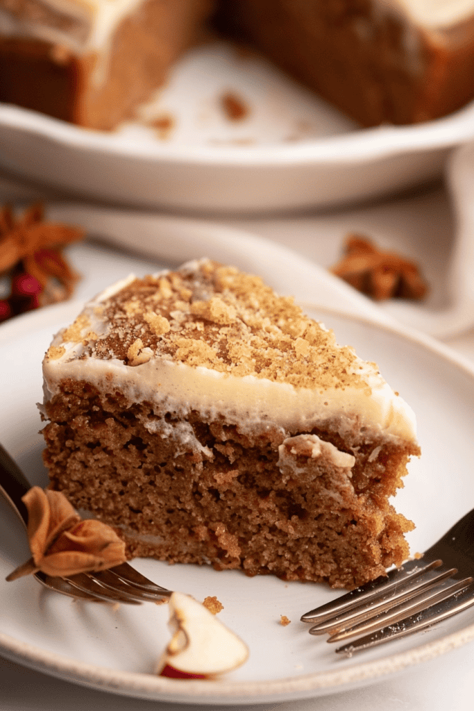 Baking the Apple Butter Sheet Cake