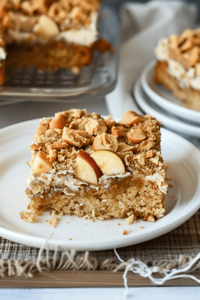 Baking the Apple Butterscotch Snack Cake