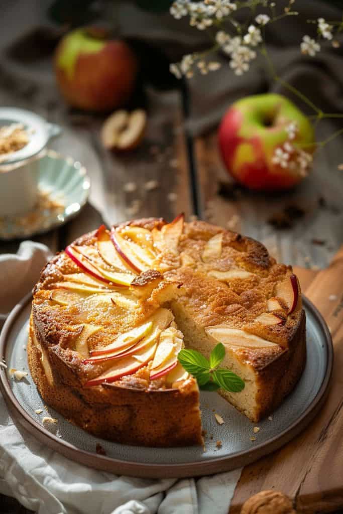 Baking the Apple Yogurt Cake