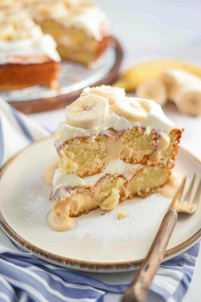 Baking the Banana Pudding Cake