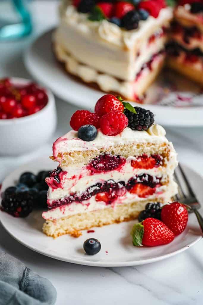 Baking the Berry Chantilly Cake