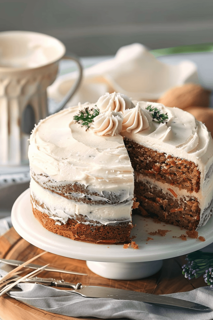 Baking the Carrot Cake