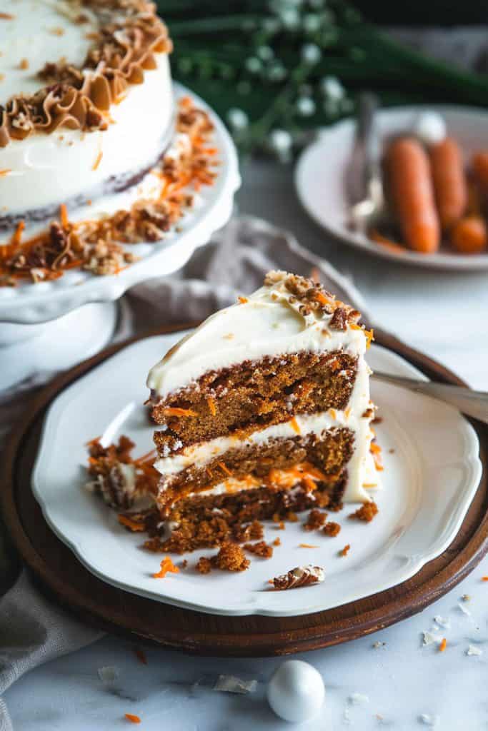 Baking the Carrot Cake Scratch