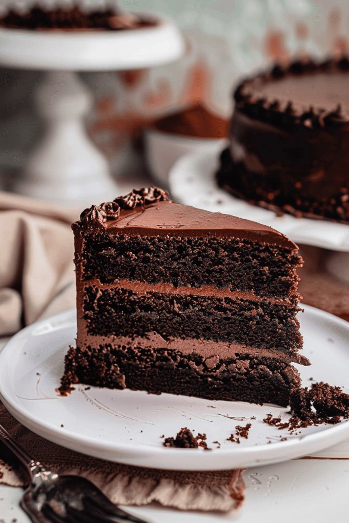 Baking the Chocolate Blackout Cake