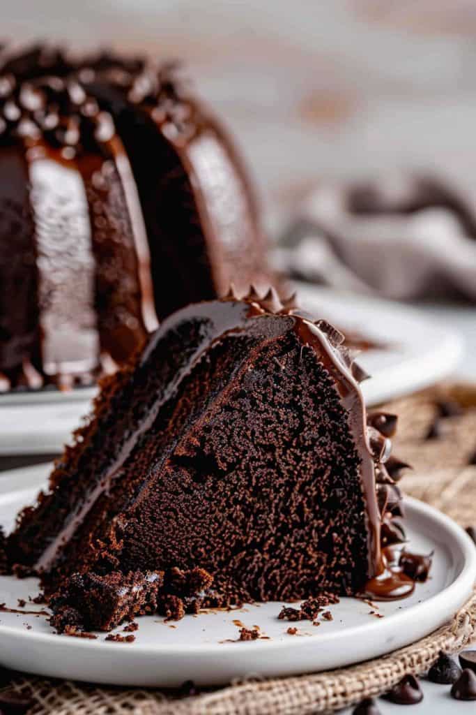 Baking the Chocolatiest Triple Chocolate Bundt Cake