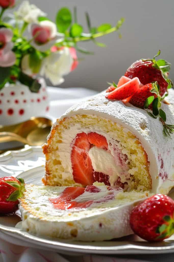 Baking-the-German-Strawberry-Roll