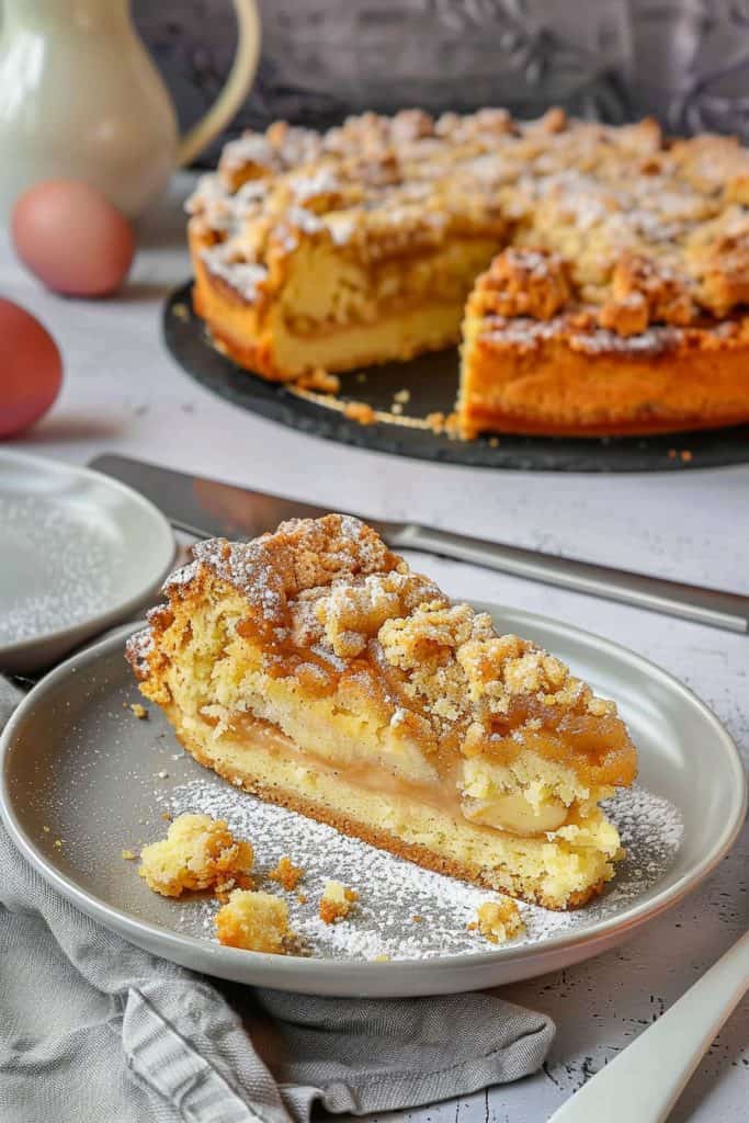 Baking the German Streuselkuchen