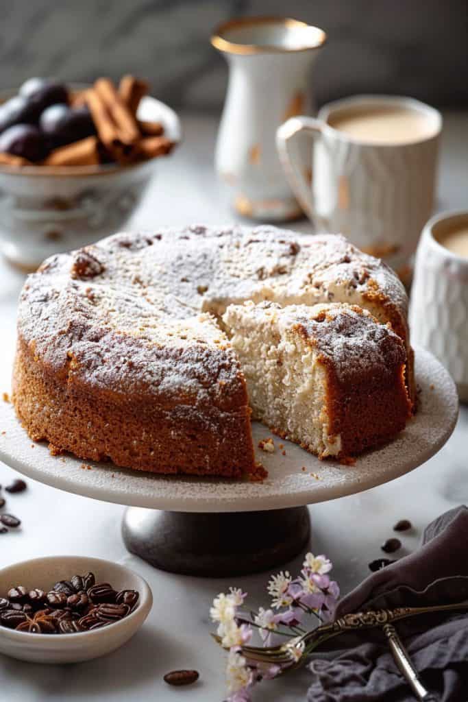 Baking the Greek Yogurt Coffee Cake