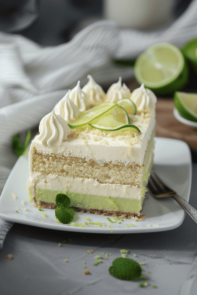 Baking the Key Lime Sheet Cake