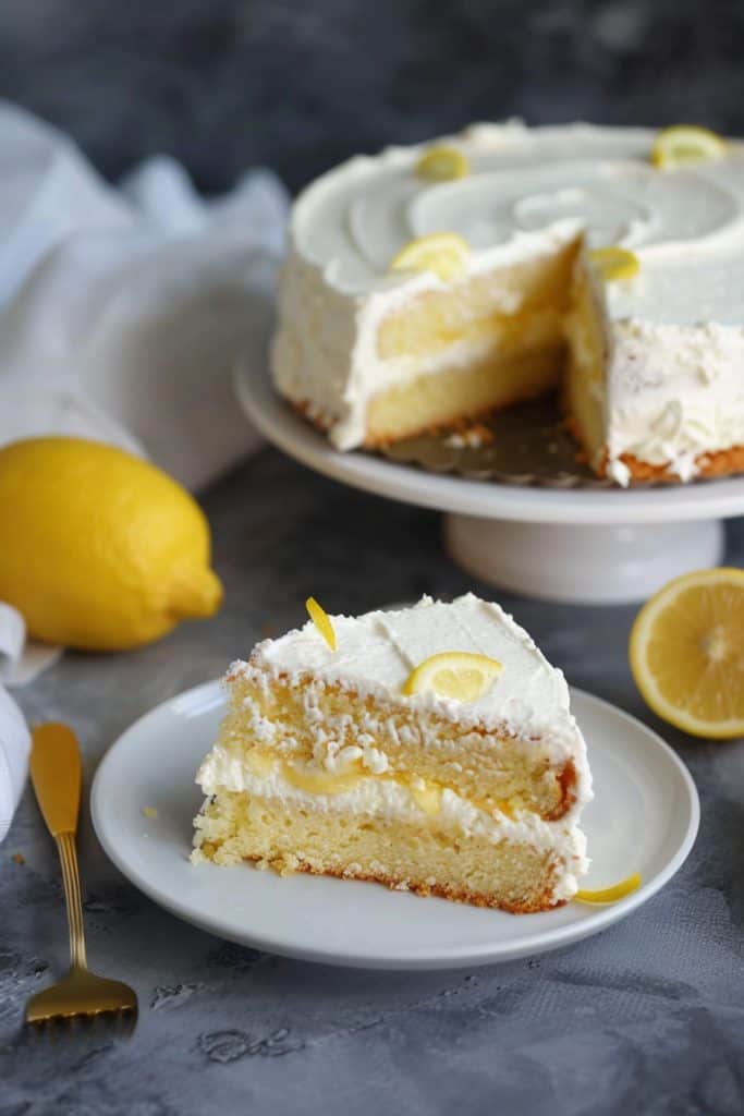 Baking the Lemon Mascarpone Cake