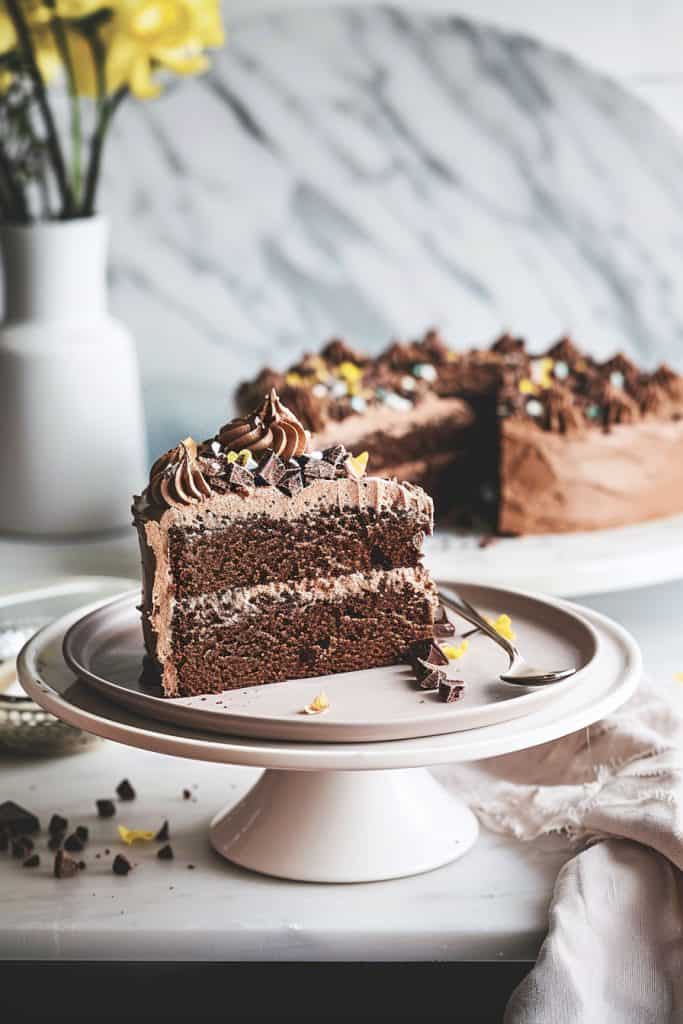 Baking the Milk Chocolate Cake