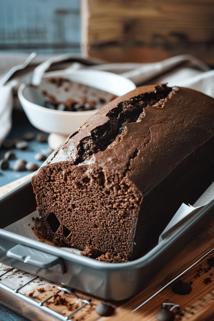 Baking the Mocha Pound Cake