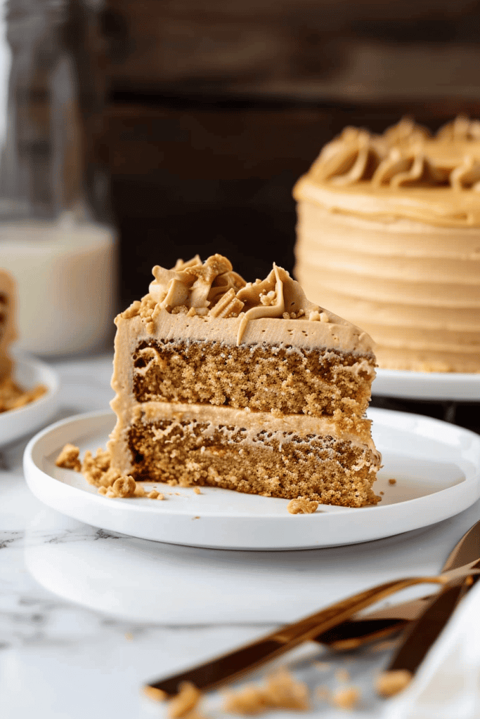 Baking the Peanut Butter Cake