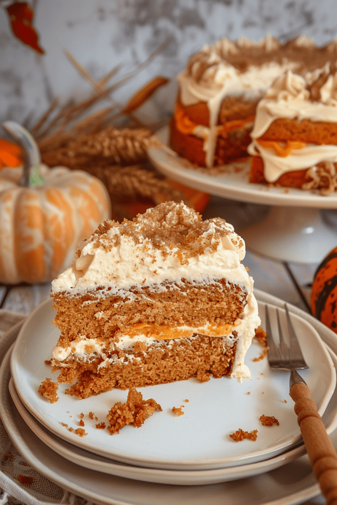 Baking the Pumpkin Spice Cake