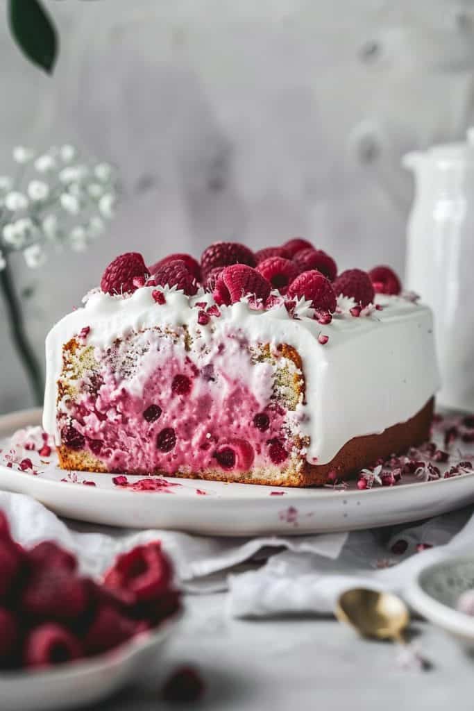 Baking the Raspberry Yogurt Cake