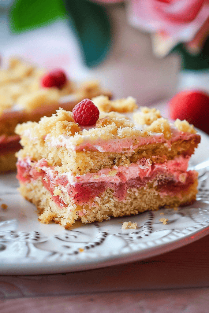 Baking the Rhubarb Coffee Cake