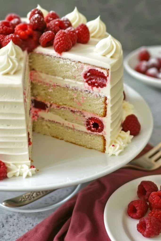 Baking the White Chocolate Raspberry Cake from Scratch