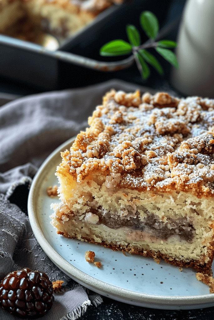 Baking the Yogurt Streusel Coffee Cake