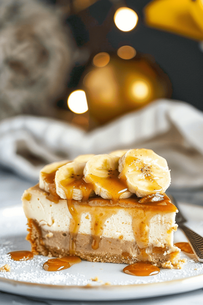 Bananas Foster Cheesecakes