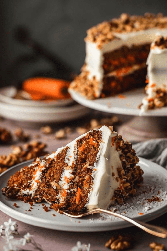 Carrot Walnut Cake