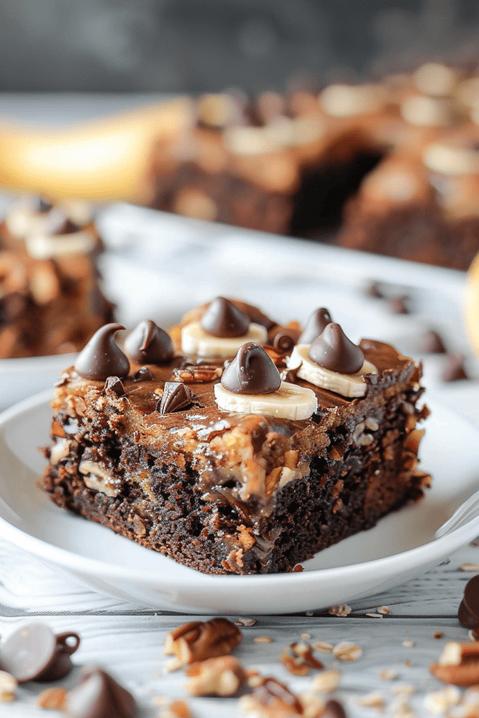 Chocolate Banana Snack Cake