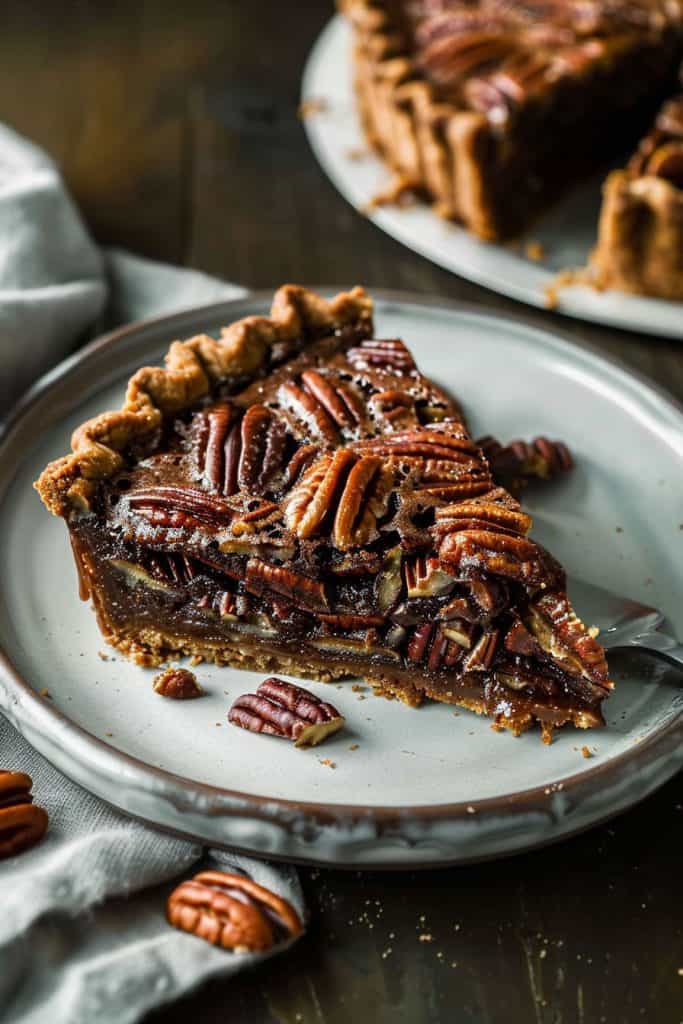 Chocolate Pecan Pie Cake