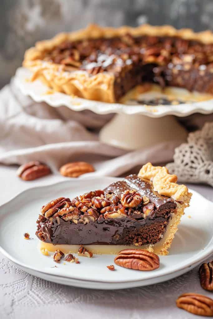 Chocolate Pecan Pie Cake Recipe