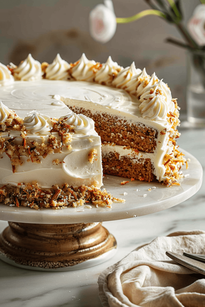 Classic Carrot Cake with Fluffy Cream Cheese Frosting Recipe