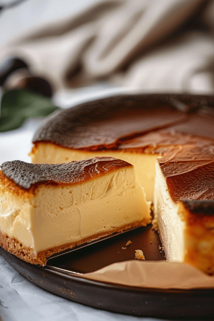 Cooking Basque Cheesecake