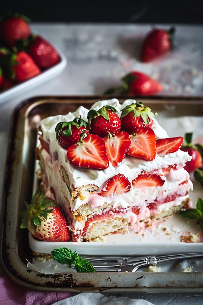 Customization Ideas Strawberry Icebox Cake