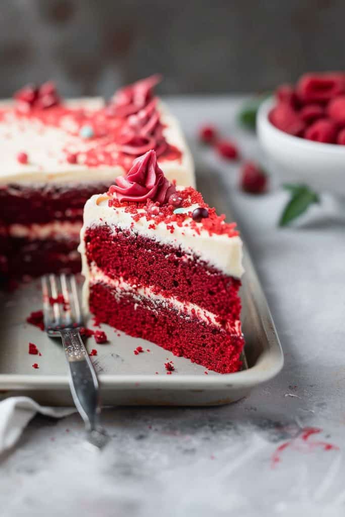 Decorating Tips Easy Red Velvet Sheet Cake