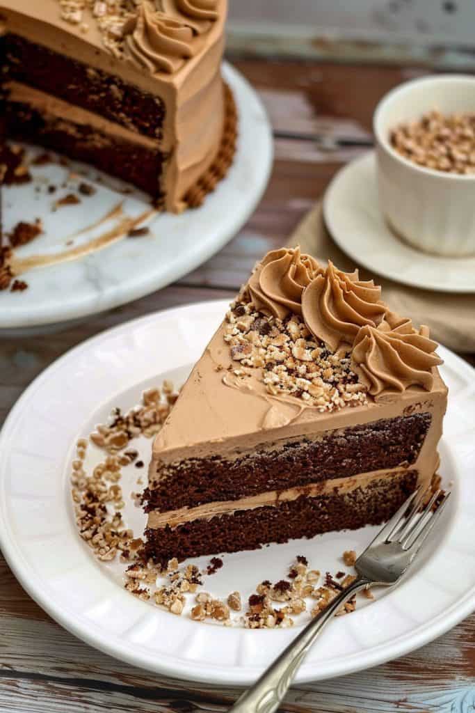 Decorating Tips Mocha Toffee Crunch Cake