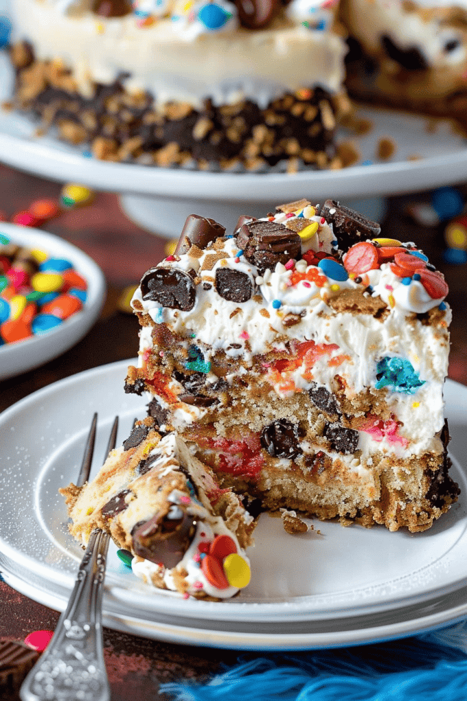 Decorating Your Monster Cookie Cheesecake