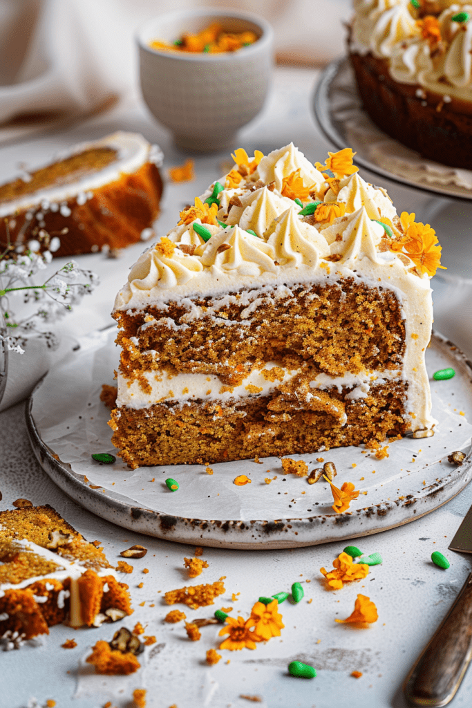 Decoration Gluten Free Carrot Cake