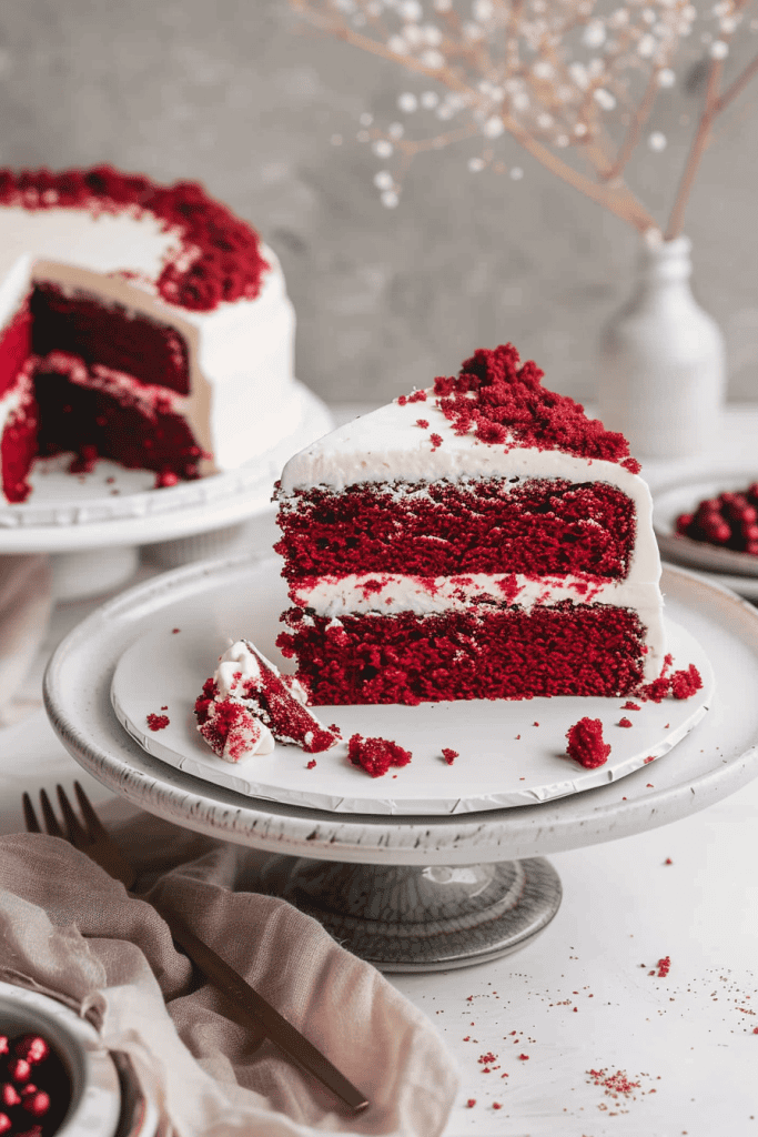 Decorative Tips Homemade Red Velvet Cake