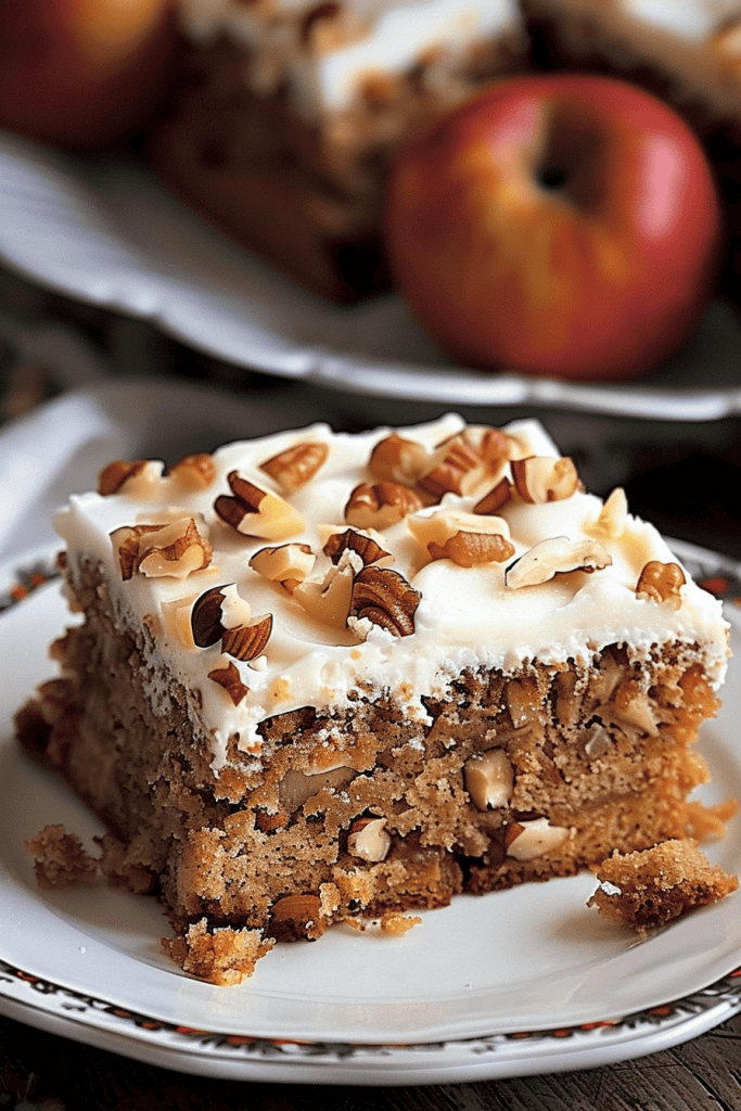 Delicious Apple Walnut Cake