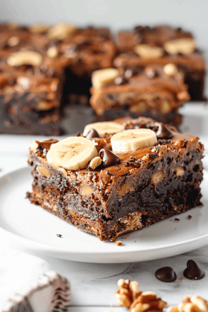 Delicious Chocolate Banana Snack Cake