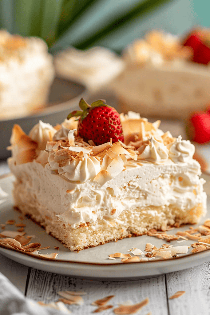 Delicious Coconut Tres Leches Cake