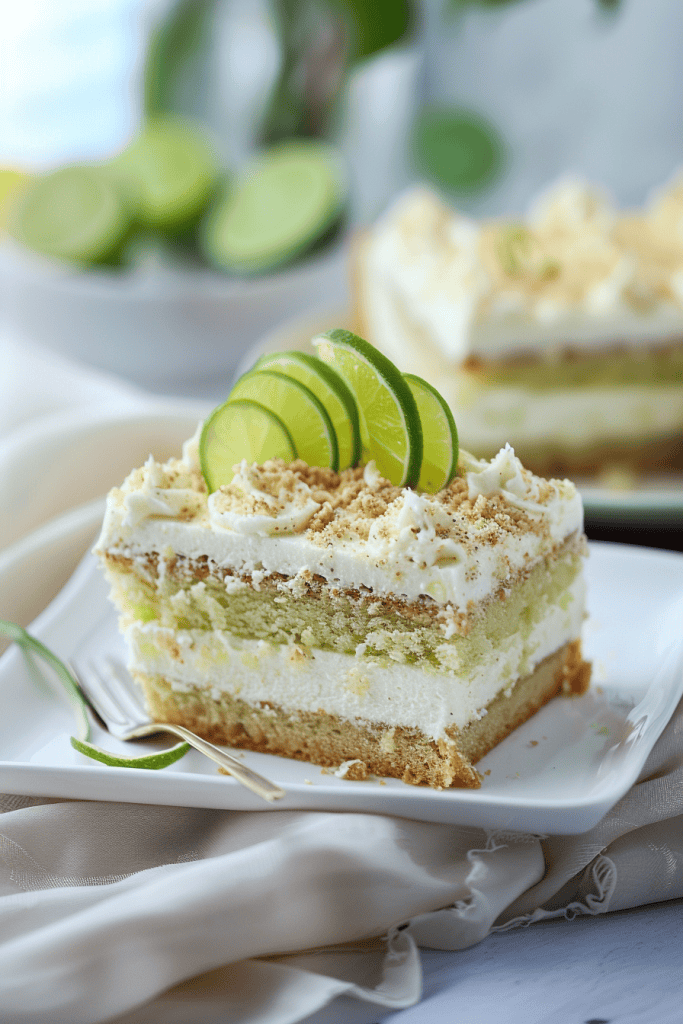 Delicious Key Lime Sheet Cake