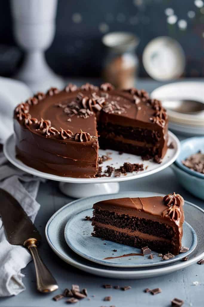 Delicious Milk Chocolate Cake