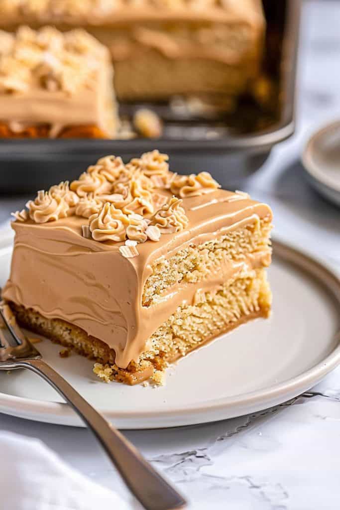 Delicious Peanut Butter Sheet Cake 