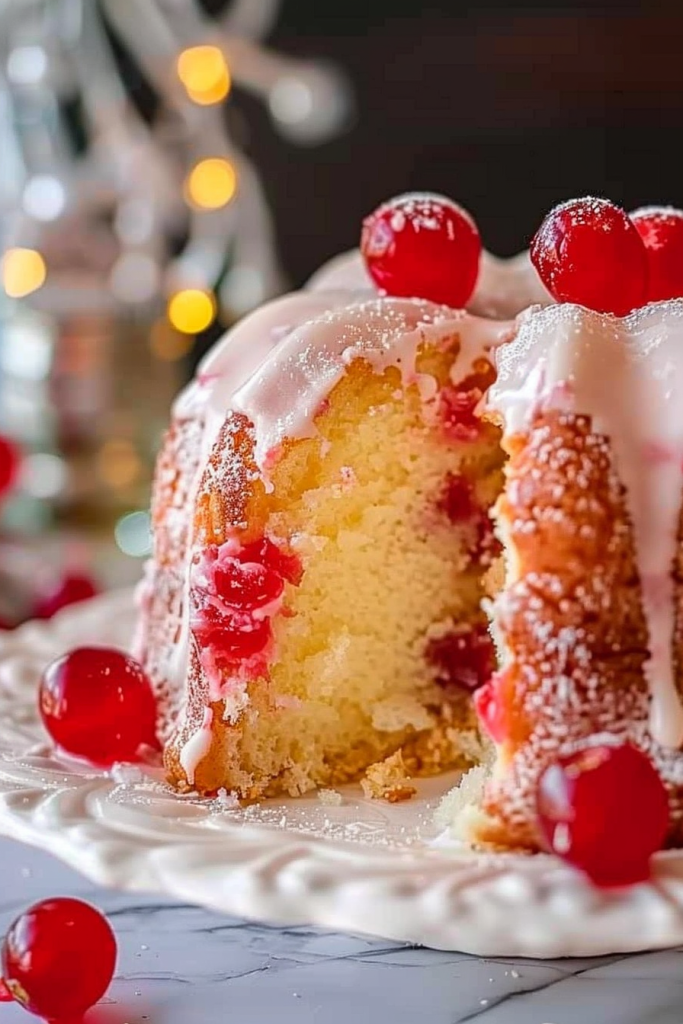 Delicious Shirley Temple Cake