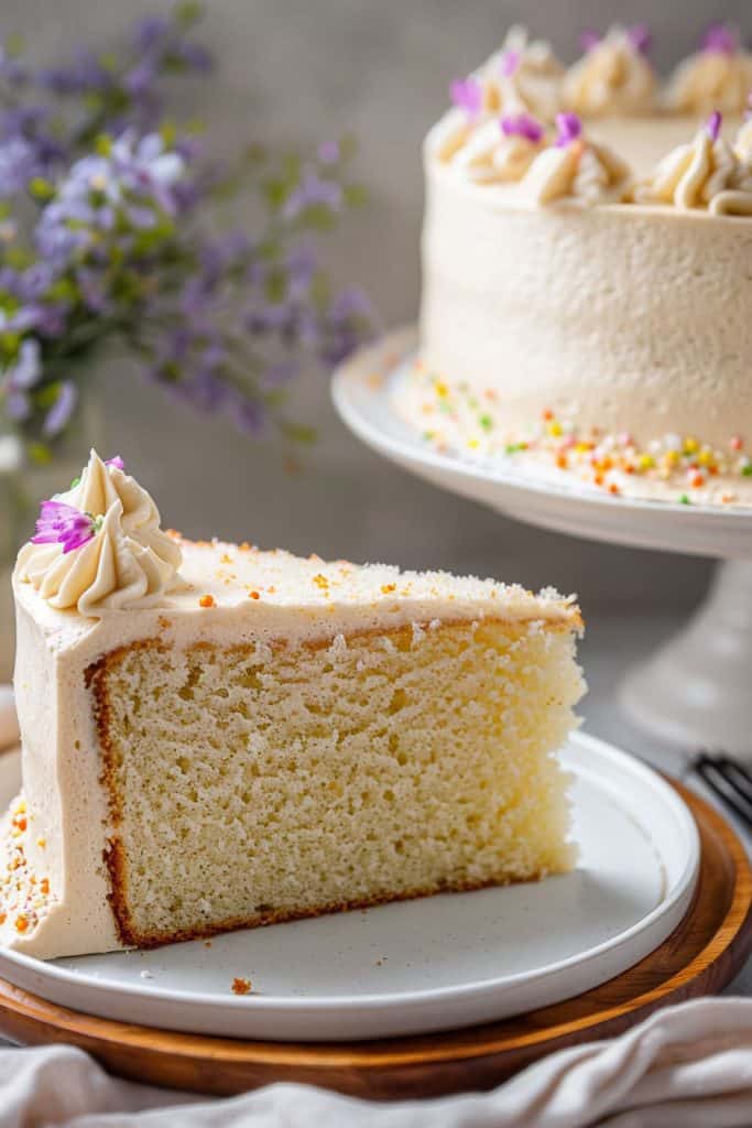 Delicious Vanilla Bean Cake