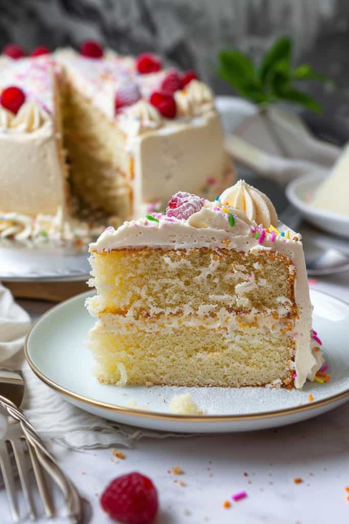 Delicious Vanilla Bean Cake